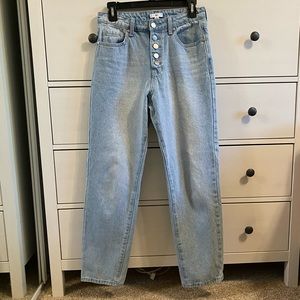 BP. High Waist Button Fly Mom Jeans